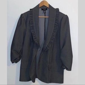 Gray Blazer Jacket Size 14